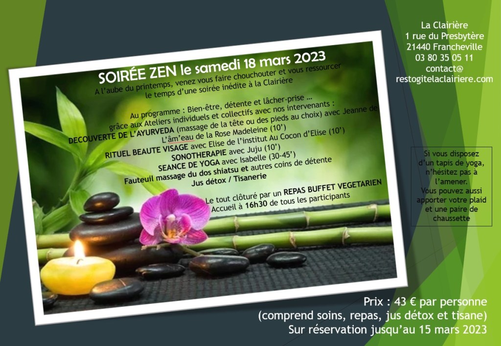 Soirée ZEN